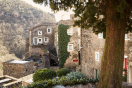 Colletta di Castelbianco, a thirteenth-century Ligurian village restored by Giancarlo De Carlo in the 1990s. Savona, Italy.